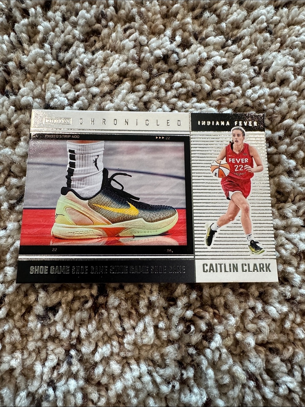 Caitlin Clark Shoe Game Basketball Card -#72